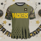 U.S. Army’s 250th Birthday Celebration Packers Shirt - Military Appreciation T-Shirt