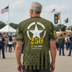 U.S. Army’s 250th Birthday Celebration Panthers Shirt - Military Appreciation T-Shirt