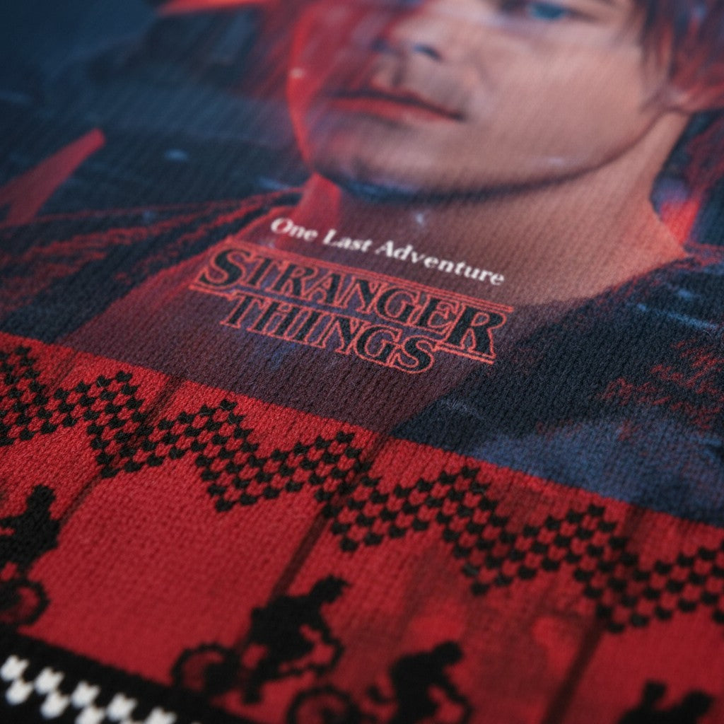 Stranger Things Themed Christmas Sweater – Cool Winter Apparel for Fans