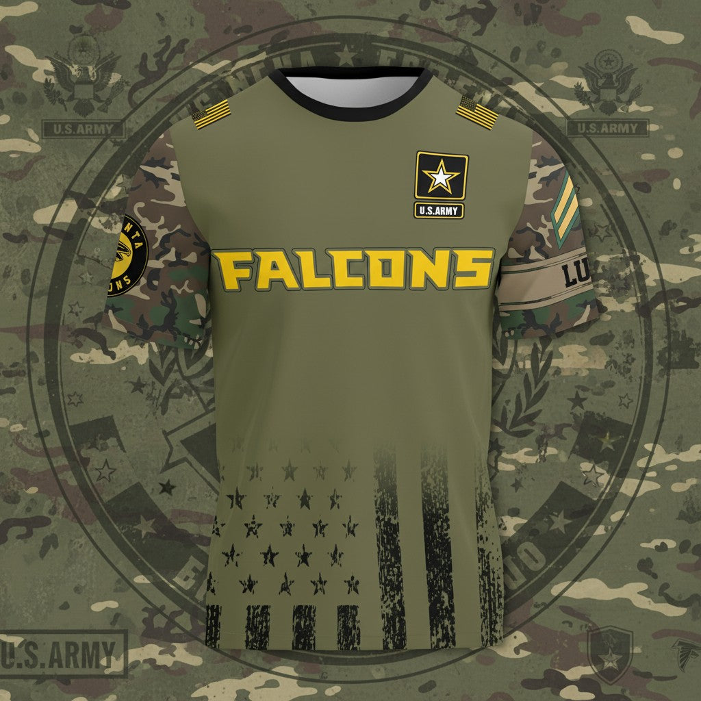 U.S. Army’s 250th Birthday Celebration Falcons Shirt - Military Appreciation T-Shirt