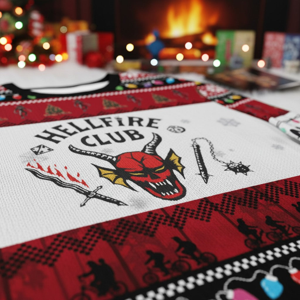 Stranger Things Ugly Christmas Sweater – Perfect Holiday Party Outfit