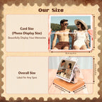Custom Flip Book Frame Animation Machine,Mechanical Hand Motion Photo Album,Wooden Handicraft,Creative Gift for Couple,Anniversary Day Gifts