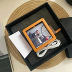 Custom Flip Book Frame – Mechanical Hand Motion Photo Album, Black Walnut Memory Box, Personalized Gift for Home Decor, Birthday, Valentine