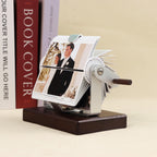 Custom Flip Book Frame Animation Machine,Mechanical Hand Motion Photo Album,Wooden Handicraft,Creative Gift for Couple,Anniversary Day Gifts