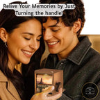Custom Flipbook Photo Box with Light Personalized Wooden Gift for Mom, Dad. Couples, Anniversary, Birthday, Wedding – Unique Home Decor