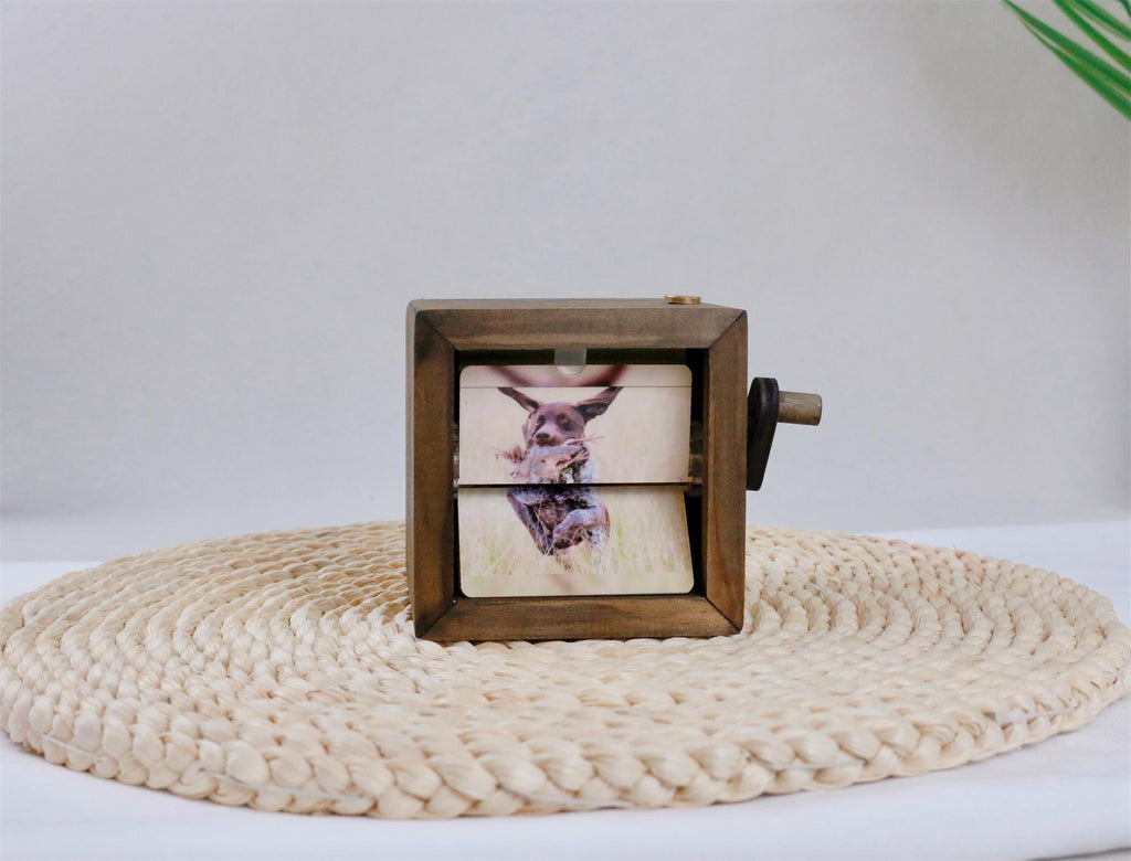 Custom Flip Book Frame Animation Machine, Personalized Photo Album, Mechanical Hand Motion Display, DIY Decorative Frame, Valentine's Day