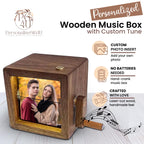 Custom Flip Book Frame Animation Machine – Mechanical Hand Motion Photo Album, Black Walnut Handicraft, Creative Gift for Home Decor
