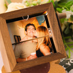 Custom Couple Flip Book Frame Animation Machine,Personalized Anniversary Wooden Flip Photo Frame,Couple Photo Gift,Anniversary gift
